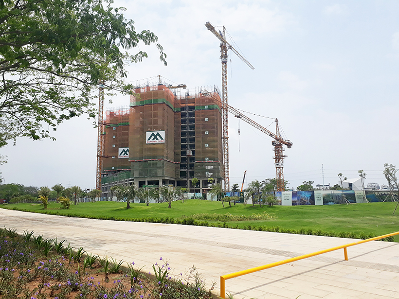 Tiến độ dự án căn hộ chung cư Eco Green Sài Gòn Quận 7 Đường Nguyễn Văn Linh chủ đầu tư Xuân Mai