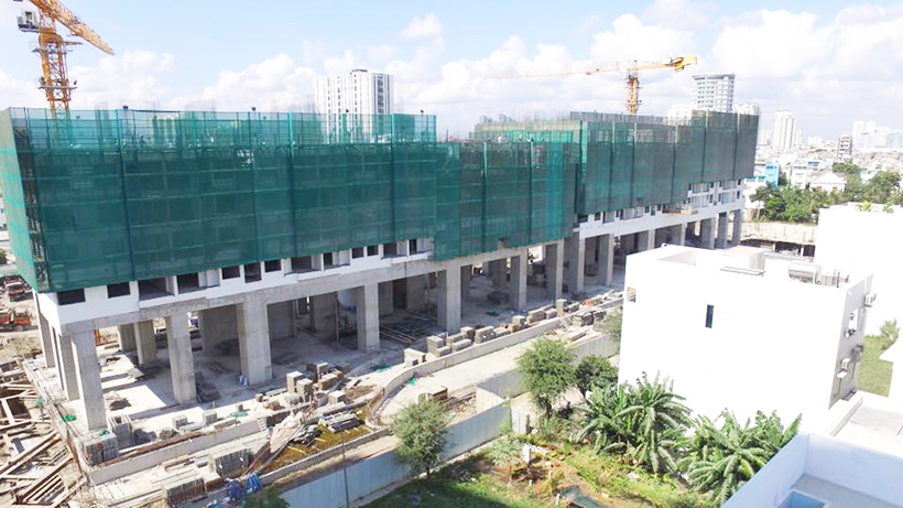 Tiến độ dự án căn hộ chung cư River Panorama Quận 7 Đường Hoàng Quốc Việt chủ đầu tư An Gia 