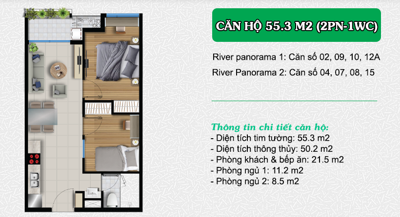 Thiết kế dự án căn hộ chung cư River Panorama Quận 7 Đường 89 Hoàng Quốc Việt chủ đầu tư An Gia Investment