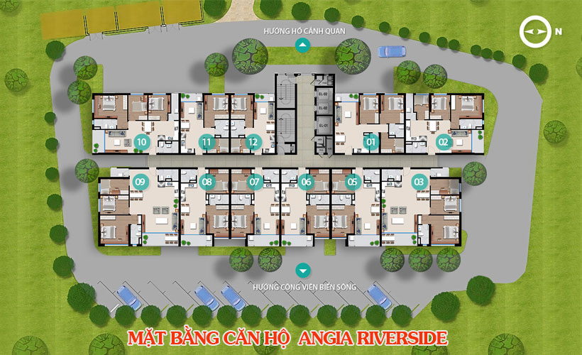 Mua bán cho thuê dự án căn hộ chung cư An Gia Riverside Quận 7 Đường Đào Trí chủ đầu tư An Gia