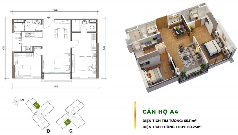 Thiết kế dự án căn hộ chung cư Eco Green Sài Gòn Quận 7 Đường Nguyễn Văn Linh chủ đầu tư Xuân Mai