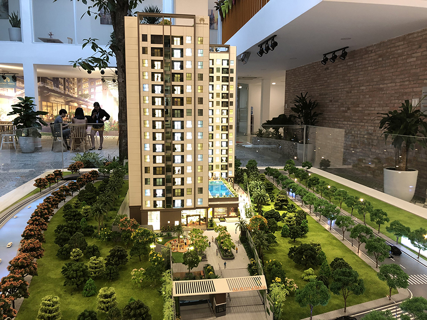 Nhà mẫu dự án căn hộ chung cư Saigon Asiana Quận 6 Đường Nguyễn Văn Luông chủ đầu tư Gotec Land