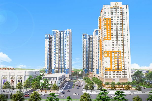 Phối cảnh dự án căn hộ chung cư Charm City Bình Dương Đường DT743 chủ đầu tư DCT GROUP