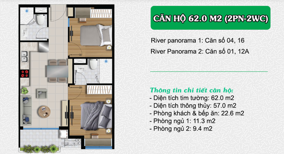 Thiết kế dự án căn hộ chung cư River Panorama Quận 7 Đường Hoàng Quốc Việt chủ đầu tư An Gia Investment liên hệ 0909509679
