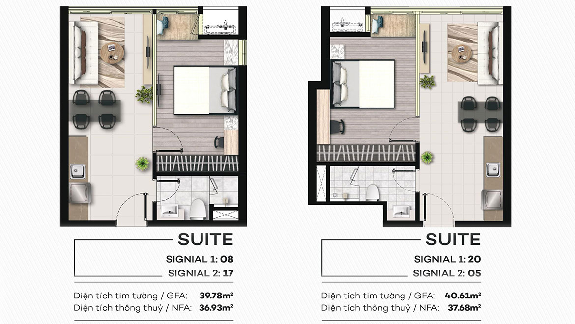 Thiết kế căn hộ Suite dự án Signial Quận 7 Liên hệ 0909.509.679 - 0949.509.679 nhận báo giá chi tiết Thiết kế dự án căn hộ chung cư Signial Quận 7 Đường Hoàng Quốc Việt chủ đầu tư An Gia