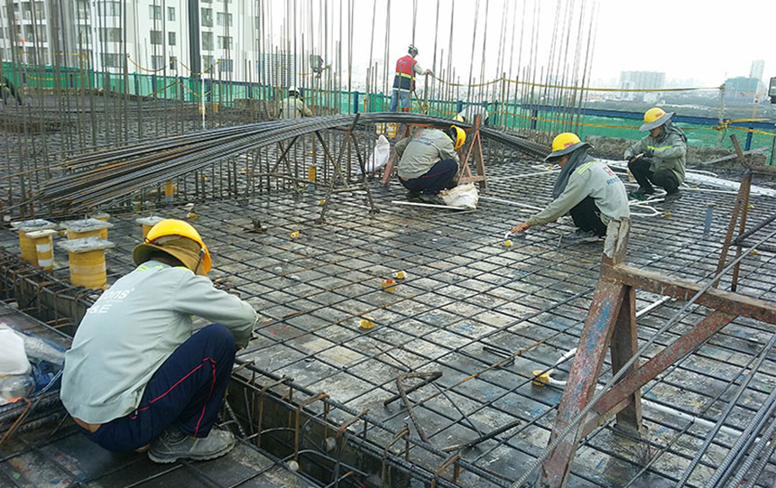 Tiến độ dự án căn hộ chung cư River Panorama Quận 7 Đường Hoàng Quốc Việt chủ đầu tư An Gia tháng 7.2019