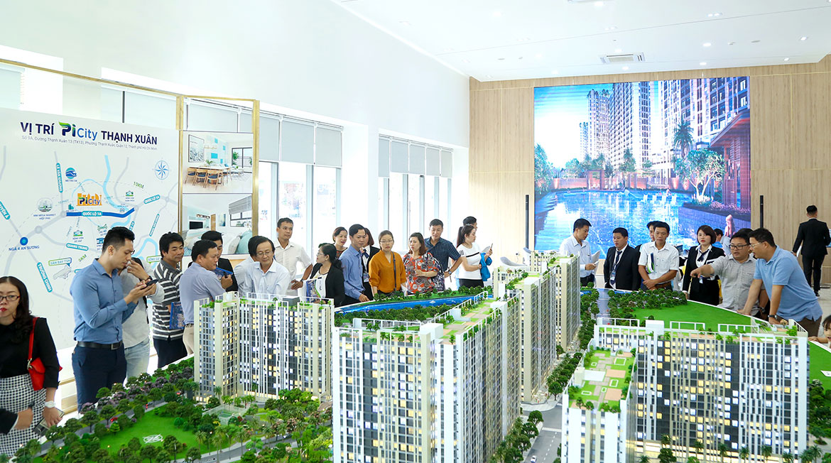 Nhà mẫu dự án căn hộ chung cư PiCity Quận 12 Đường Thạnh Xuân chủ đầu tư Pi Group