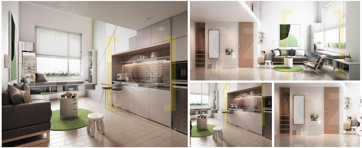 Nhà mẫu dự án căn hộ chung cư The Alleys Quận Bình Tân Đường Lê Văn Quới chủ đầu tư TTL Group