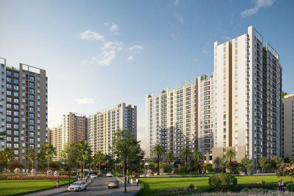 Phối cảnh dự án căn hộ chung cư PiCity High Park Quận 12 Đường Thạnh Xuân chủ đầu tư Pi Group