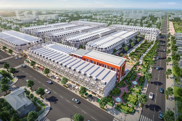 Phối cảnh dự án đất nền nhà phố Icon Central Dĩ An Bình Dương chủ đầu tư Phú Hồng Thịnh