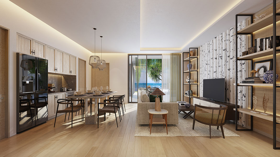 Nhà mẫu dự án biệt thự nghỉ dưỡng căn hộ condotel Shantira Beach Resort Hội An