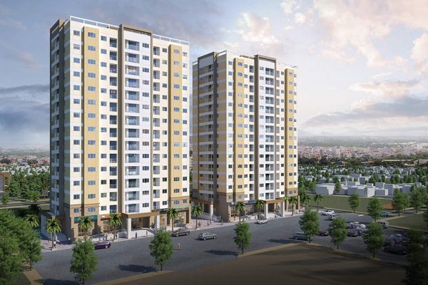 Phối cảnh dự án căn hộ chung cư An Sương I Park Quận 12 Đường Khu Dân Cư An Sương chủ đầu tư HDTC