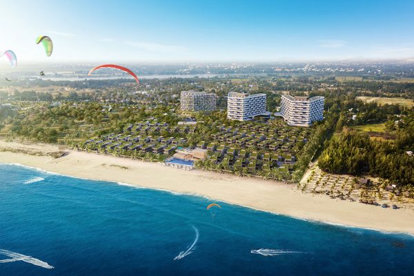 Phối cảnh dự án biệt thự nghỉ dưỡng căn hộ condotel Shantira Beach Resort Hội An
