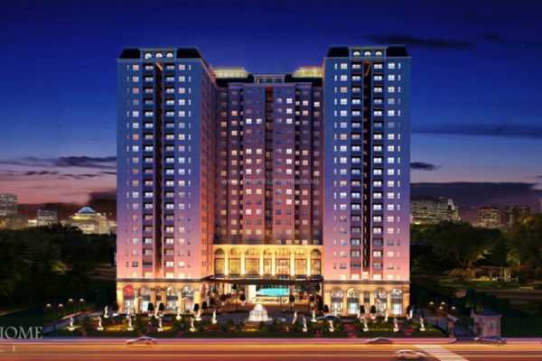 Phối cảnh dự án căn hộ chung cư Dream Home Palace Quận 8 Đường Trịnh Quang Nghị chủ đầu tư Nhà Mơ