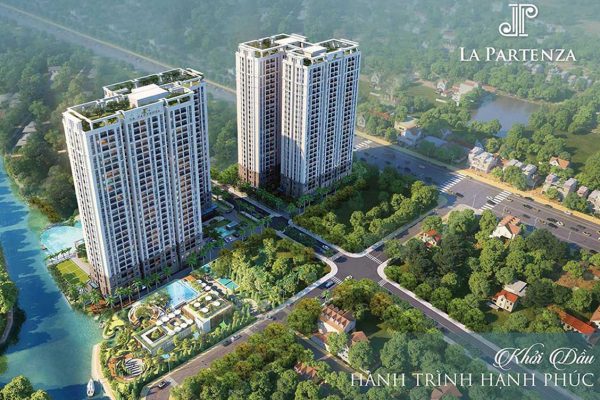 Phối cảnh dự án căn hộ chung cư La Partenza Nhà Bè Đường Lê Văn Lương chủ đầu tư Khải Minh Land