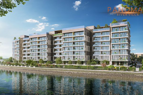 Phối cảnh dự án căn hộ chung cư Panomax River Villa Quận 7 Đường Đào Trí chủ đầu tư TTC Land