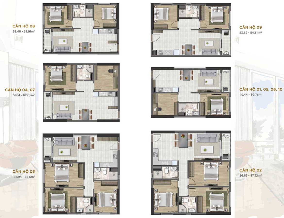 Thiết kế dự án căn hộ chung cư Soho Residence Quận 1 chủ đầu tư Novaland
