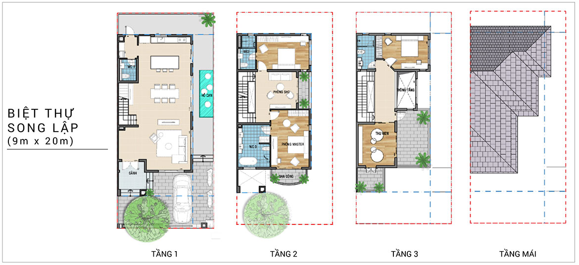 Thiết kế dự án nhà phố biệt thự Senturia Nam Sài Gòn Bình Chánh Đường Nguyễn Văn Linh chủ đầu tư Tiến Phước