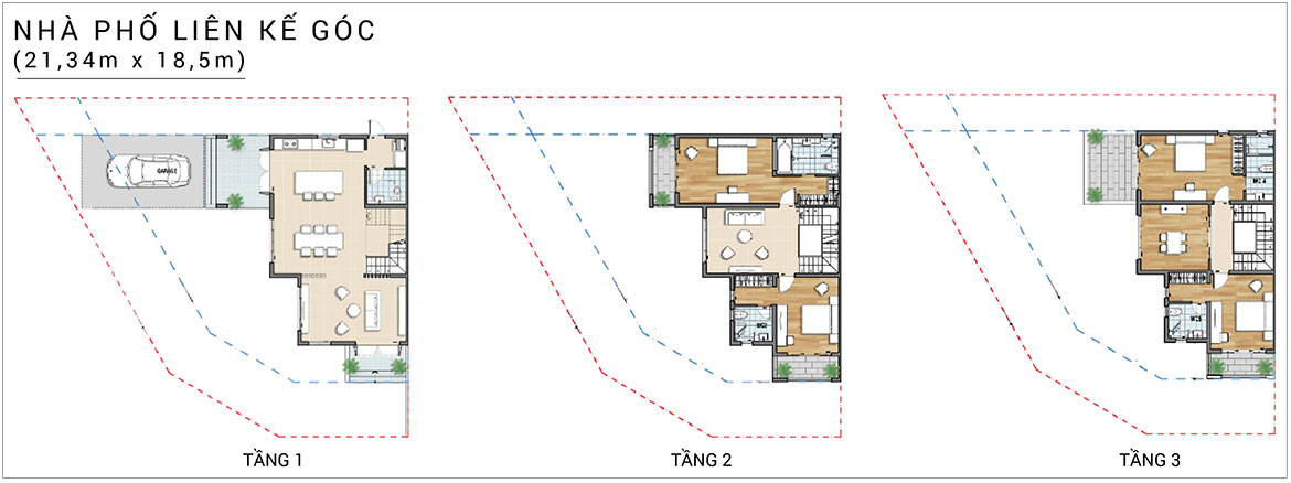Thiết kế dự án nhà phố biệt thự Senturia Nam Sài Gòn Bình Chánh Đường Nguyễn Văn Linh chủ đầu tư Tiến Phước
