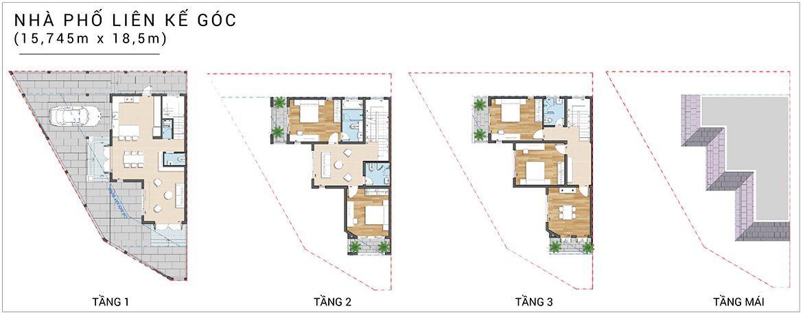 Thiết kế dự án nhà phố biệt thự Senturia Nam Sài Gòn Bình Chánh Đường Nguyễn Văn Linh chủ đầu tư Tiến Phước