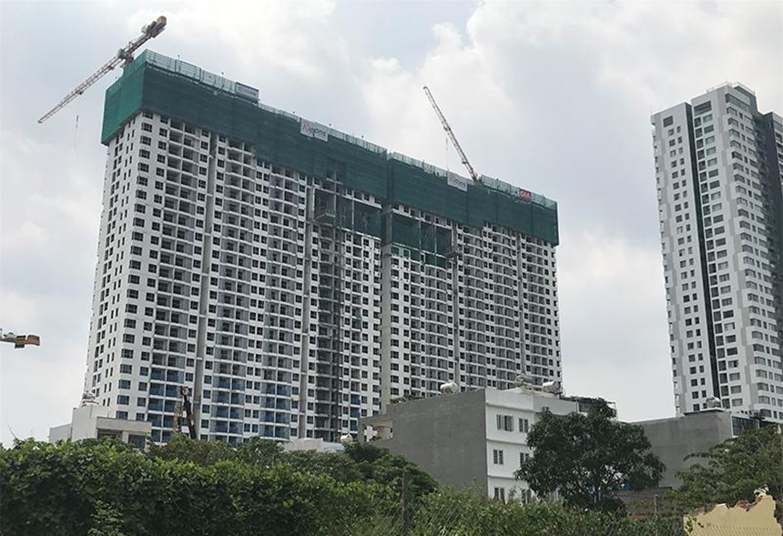 Toàn cảnh tiến độ dự án căn hộ chung cư River Panorama Quận 7 Đường Hoàng Quốc Việt chủ đầu tư An Gia tháng 11.2019 Tiến độ dự án căn hộ chung cư River Panorama Quận 7 Đường Hoàng Quốc Việt chủ đầu tư An Gia tháng 11.2019