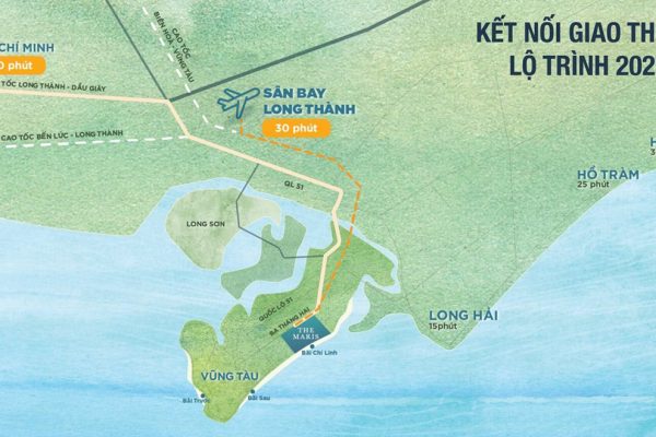 Vị trí địa chỉ dự án căn hộ condotel biệt thự nghỉ dưỡng The Maris Vũng Tàu