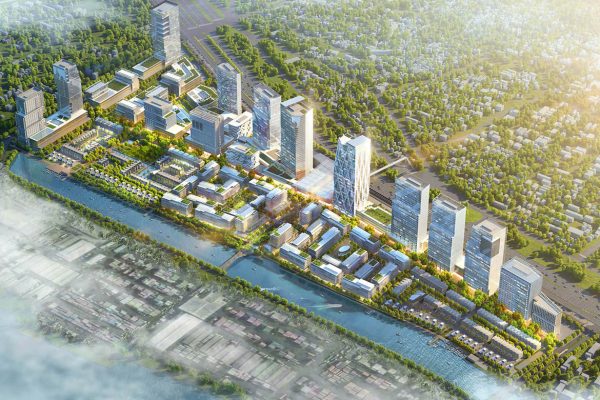 Phối cảnh dự án căn hộ chung cư River City Thu Duc Đường Xa Lộ Hà Nội chủ đầu tư Refico