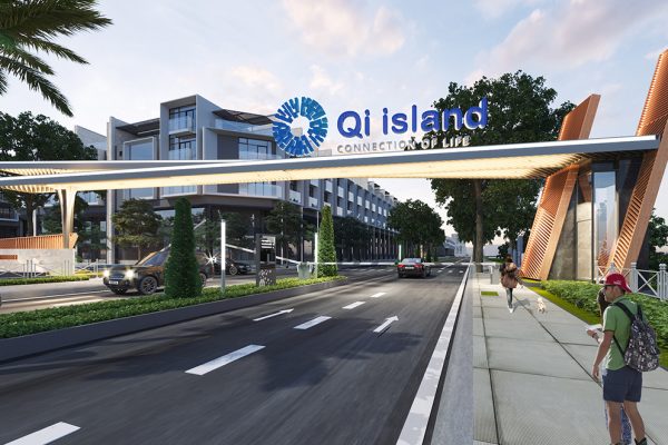 Tiện ích dự án đất nền nhà phố biệt thự Qi Island Bình Dương Đường Ngô Chí Quốc chủ đầu tư Hoa Lâm
