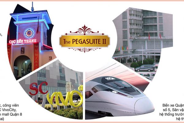 Vị trí địa chỉ dự án căn hộ chung cư The PegaSuite II Đường Tạ Quang Bửu Quận 8