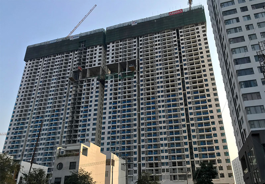 Toàn cảnh tiến độ xây dựng dự án căn hộ River Panorama Quận 7 tháng 01.2020 chủ đầu tư An Gia Cập nhật tiến độ xây dựng dự án căn hộ River Panorama Quận 7 tháng 01.2020