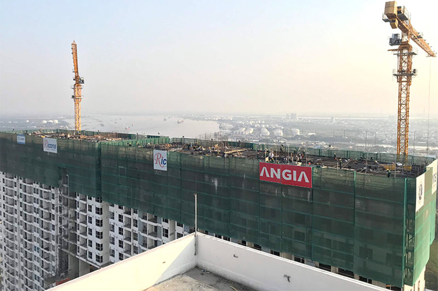 Cập nhật tiến độ xây dựng dự án căn hộ River Panorama Quận 7 tháng 01.2020 - Lắp đặt thép dầm sàn tầng 35 RVP1 Cập nhật tiến độ xây dựng dự án căn hộ River Panorama Quận 7 tháng 01.2020