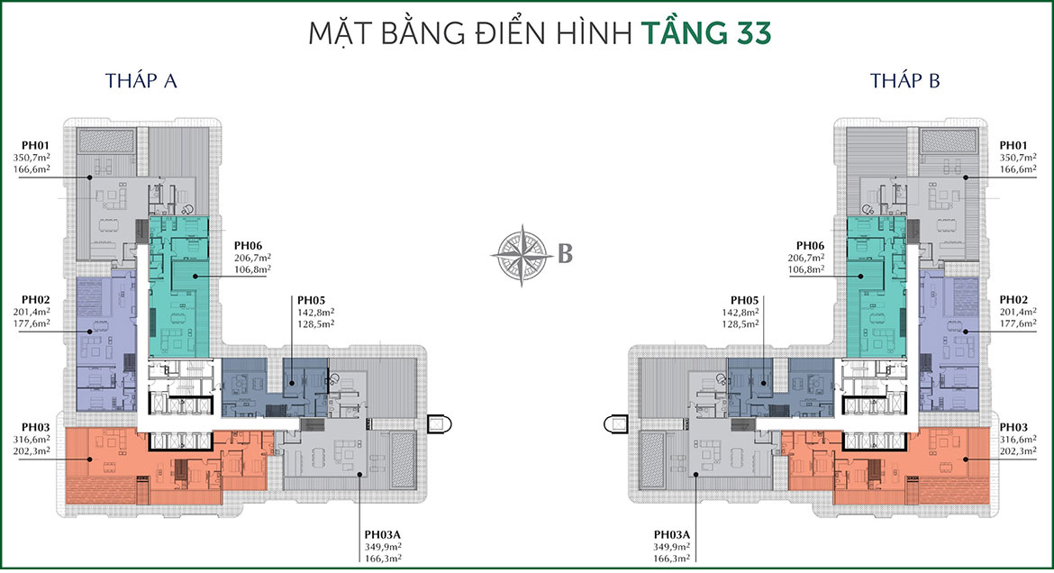 Mặt bằng dự án căn hộ chung cư Sunshine Horizon Quận 4 Đường Tôn Thất Thuyết chủ đầu tư Sunshine Group