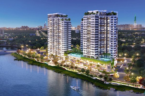 Phối cảnh dự án căn hộ chung cư D'lusso Quận 2 Đường Nguyễn Thị Định