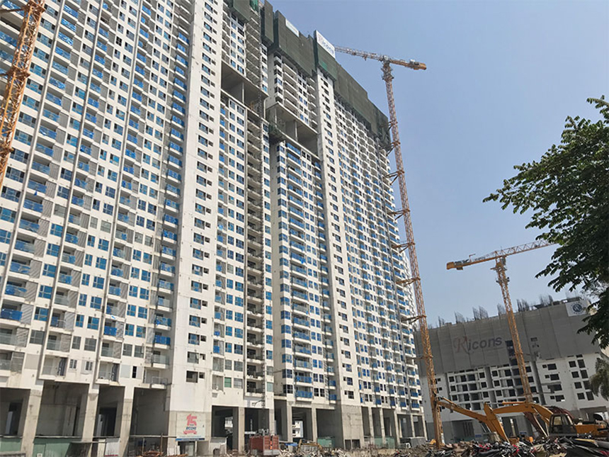 Toàn cảnh tiến độ xây dựng dự án căn hộ River Panorama Quận 7 tháng 02.2020 Tiến độ xây dựng dự án căn hộ River Panorama Quận 7 tháng 02.2020