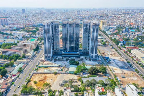 Phối cảnh tổng thể dự án căn hộ chung cư Kingdom 101 Quận 10 Đường Tô Hiến Thành chủ đầu tư Hoa Lâm
