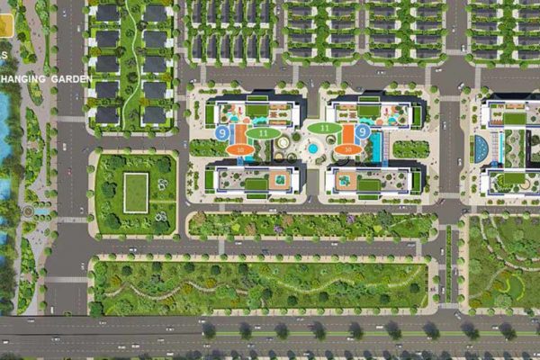 Mặt bằng dự án căn hộ chung cư Dream Home Riverside Quận 8 Đường Nguyễn Văn Linh