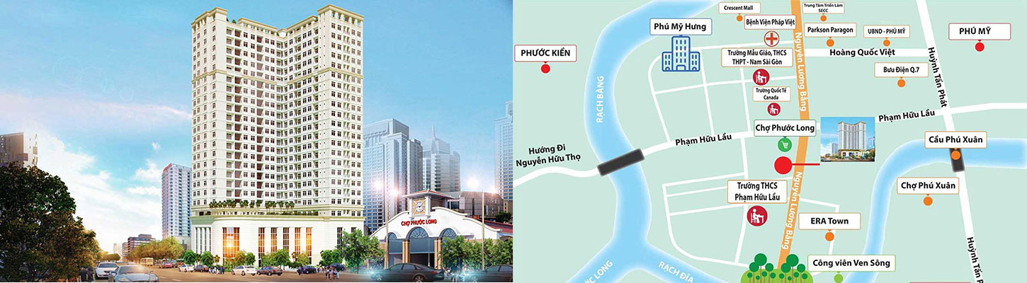 Mua bán cho thuê dự án căn hộ chung cư Viva Plaza đường Nguyễn Lương Bằng quận 7