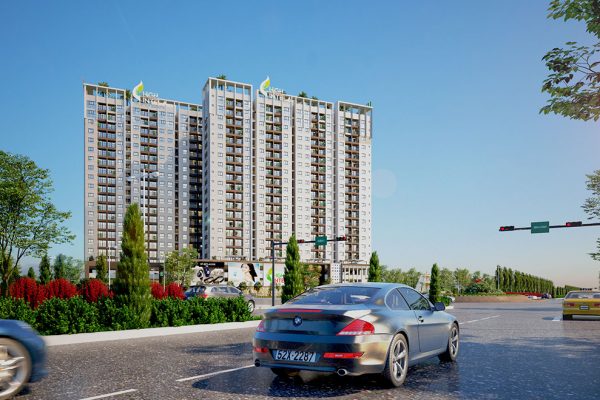 Phối cảnh dự án căn hộ chung cư High Intela đường Võ Văn Kiệt Quận 8