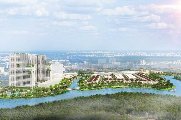 Phối cảnh dự án căn hộ chung cư Senturia Nam Sài Gòn Bình Chánh Đường Nguyễn Văn Linh chủ đầu tư Tiến Phước