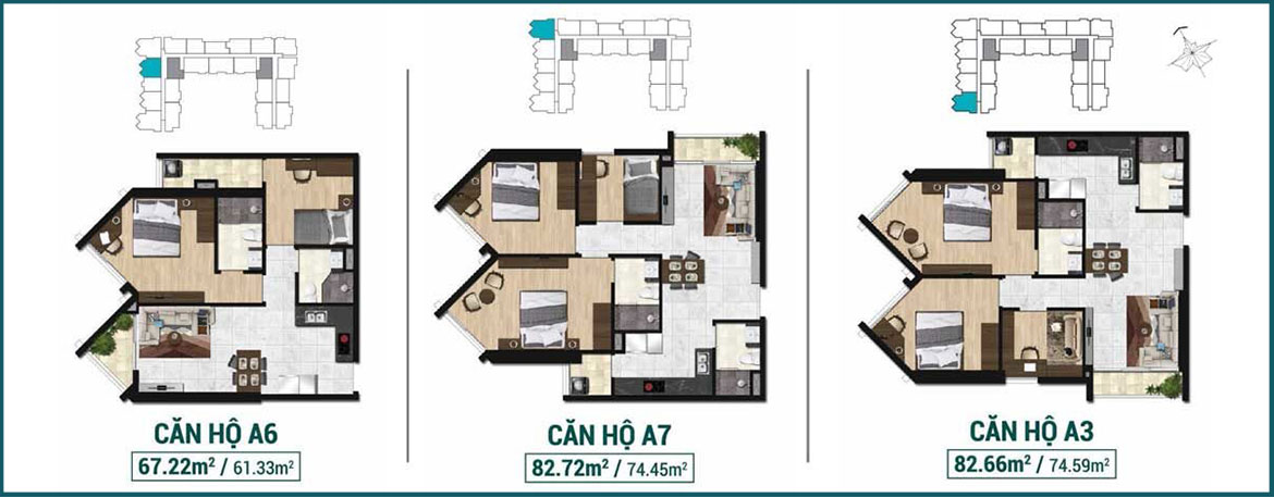 Thiết kế dự án căn hộ chung cư Asiana Capella Quận 6 Đường Trần Văn Kiểu chủ đầu tư Gotec Land