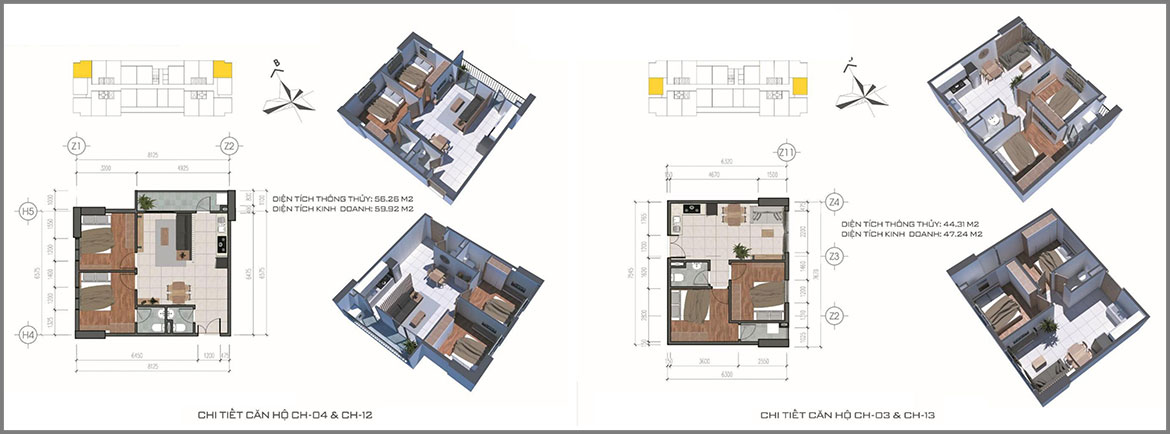 Thiết kế dự án căn hộ chung cư Tecco Home An Phú Bình Dương
