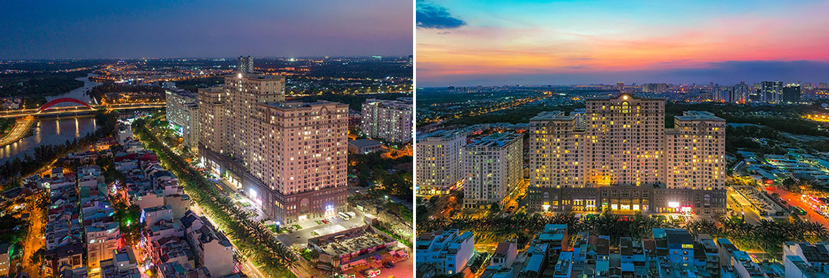 Hình ảnh thực tế dự án căn hộ chung cư Saigon Mia khu dân cư Trung Sơn