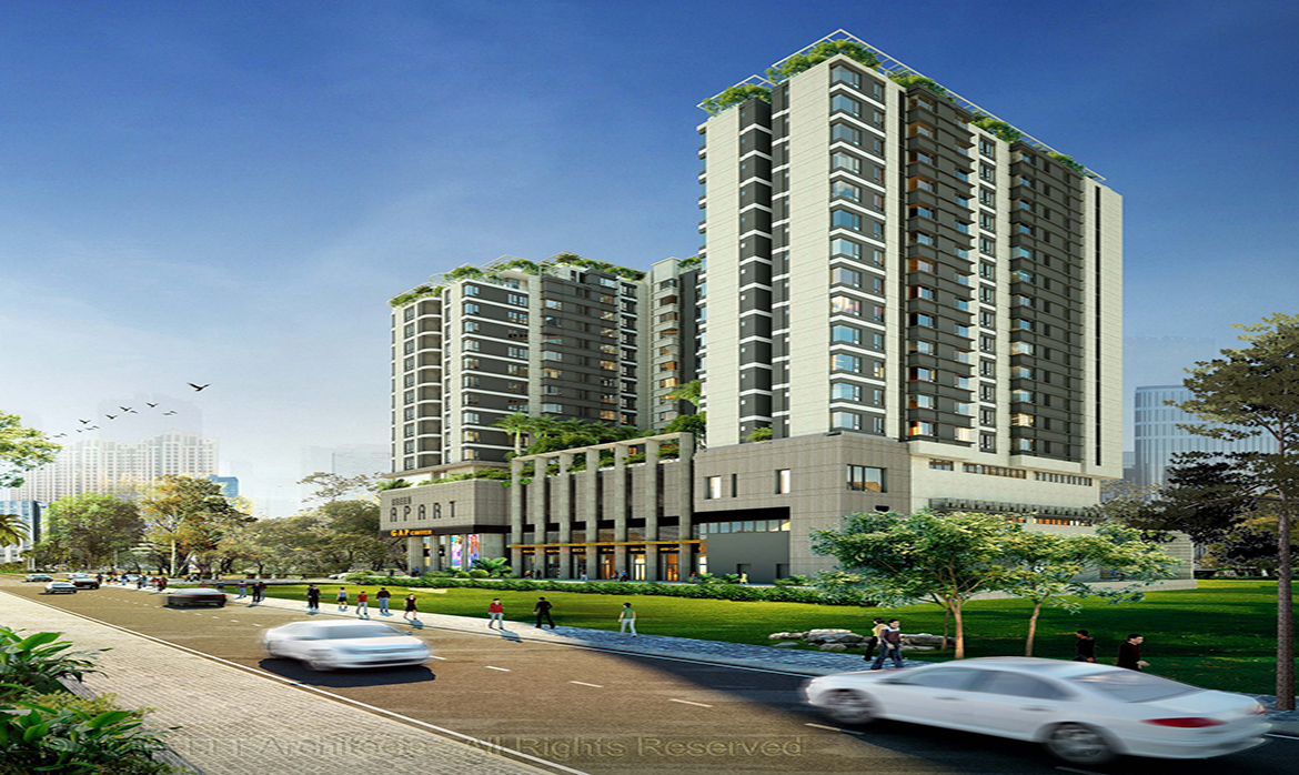 Phối cảnh dự án căn hộ chung cư Asiana Summer City Quận 12 Đường Song Hành chủ đầu tư Gotec Land