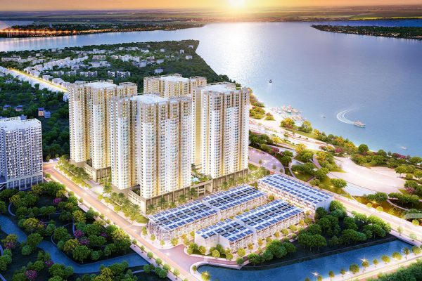 Phối cảnh dự án căn hộ chung cư Q7 Saigon Riverside đường Đào Trí quận 7
