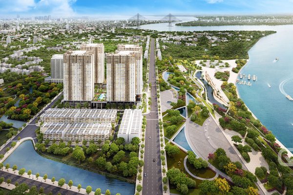 Phối cảnh dự án căn hộ chung cư Q7 Saigon Riverside đường Đào Trí quận 7