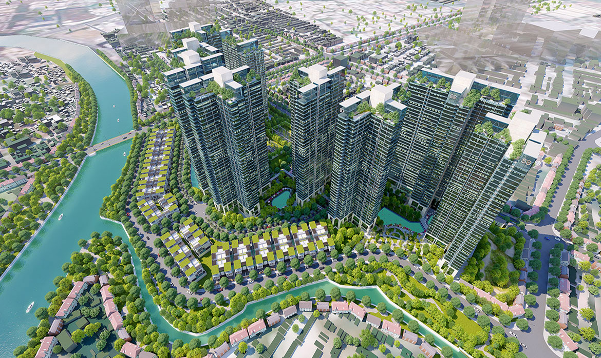 Phối cảnh dự án căn hộ chung cư sunshine city sài gòn quận 7
