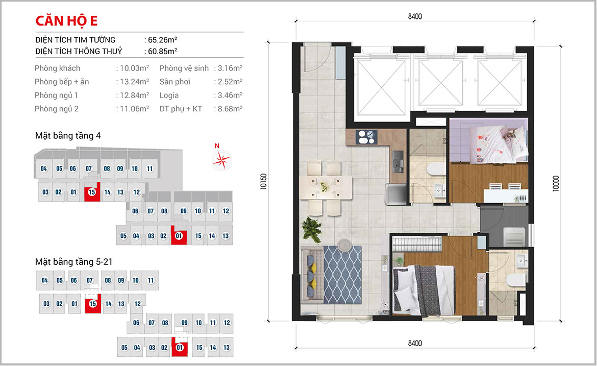 Thiết kế dự án căn hộ chung cư High Intela đường Võ Văn Kiệt Quận 8