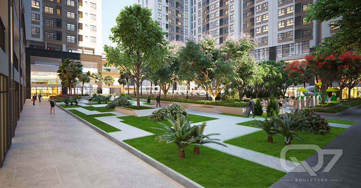 Tiện ích dự án căn hộ chung cư, shophouse, office Q7 Boulevard đường Nguyễn Lương Bằng quận 7