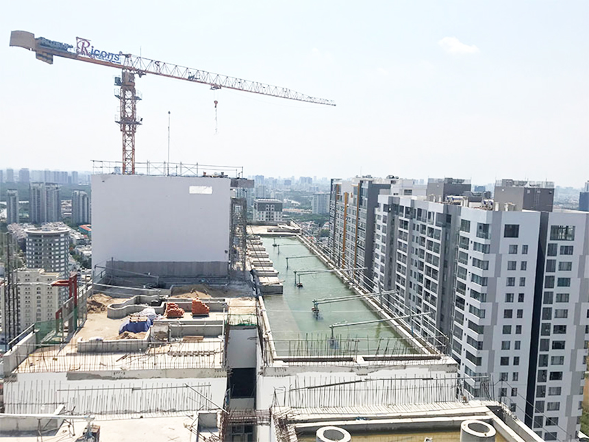 Tiến độ xây dựng dự án căn hộ River Panorama Quận 7 tháng 05.2020 - Hoàn thiện tiện ích tầng 35 Tiến độ xây dựng dự án căn hộ River Panorama Quận 7 tháng 05.2020