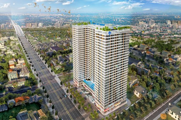 Phối cảnh tổng thể dự án căn hộ chung cư Icon Plaza Bình Dương